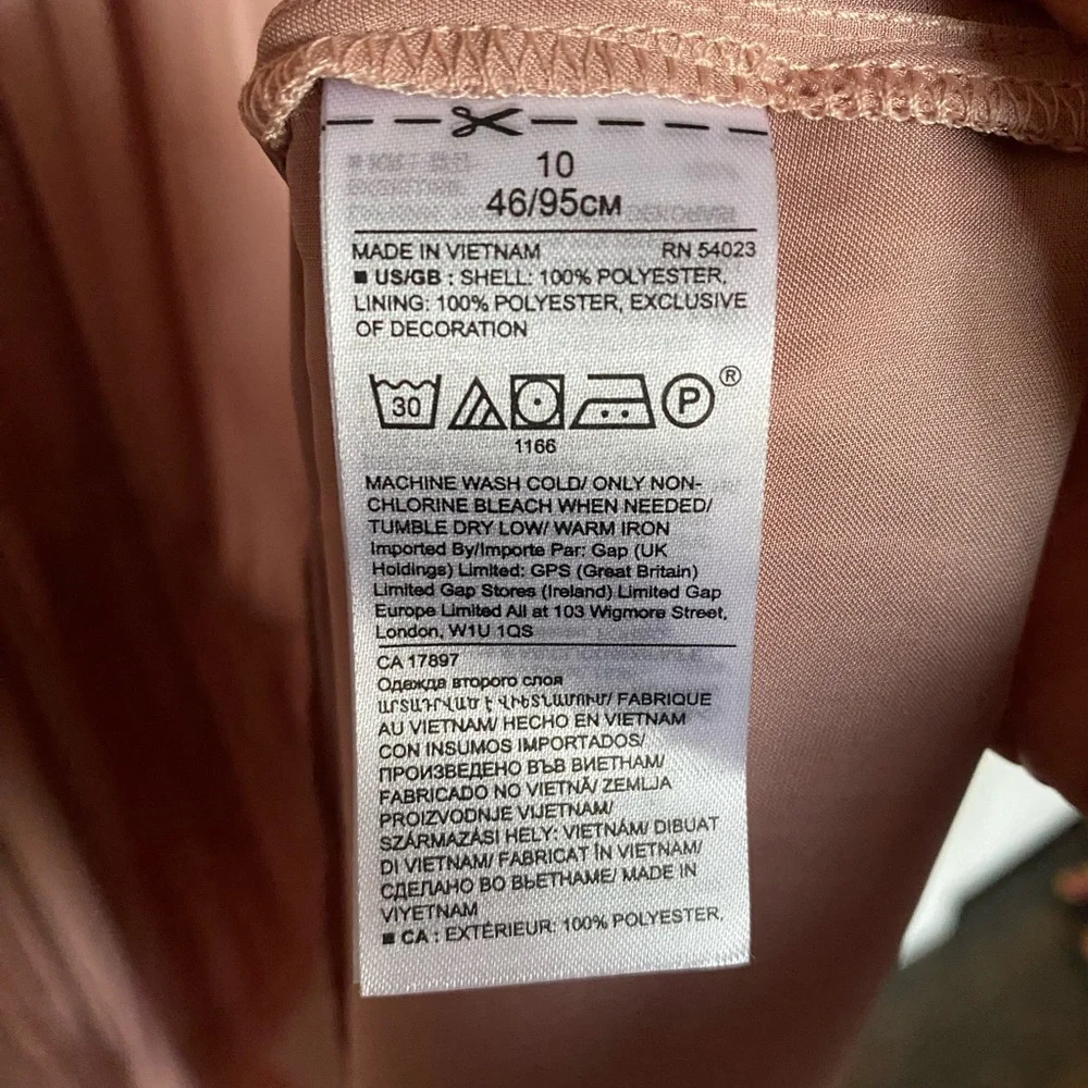 NWT Banana Republic light salmon pink maxi dress - Picture 3 of 4
